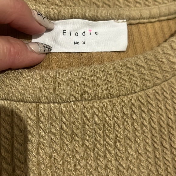 Elodie size small Neutral Outerwear Top - Picture 3 of 4